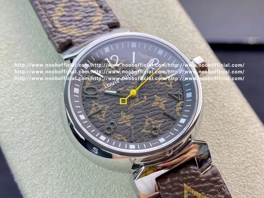 LV工厂超神之作，LV——TAMBOUR SLIM全系列陆续空降市场！致敬原厂 完成使命！ 【三大超级亮点】腕表尺寸34mm 1.表盘的填油细腻，印刷立体，刻度镶嵌工整，个个精品无瑕。 2.蓝宝水晶 商品图2