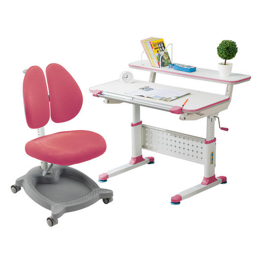 永艺UE儿童椅可升降儿童学习桌椅套装家用坐姿矫正写字桌人体工学 商品图3