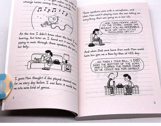 小屁孩日记7 英文原版小说 Diary of a Wimpy Kid The Third Wheel 哭包日记 儿童图画故事书漫画 商品图1