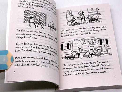 小屁孩日记8 英文原版小说 Diary of a Wimpy Kid Hard Luck 儿童章节桥梁书 漫画图画故事书国外校园儿童文学 商品图3