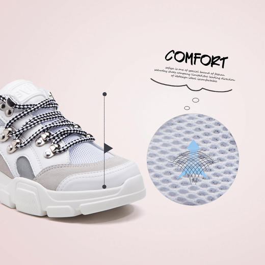 safiya索菲娅 潮流回弹休闲运动鞋 SF91112031 商品图5