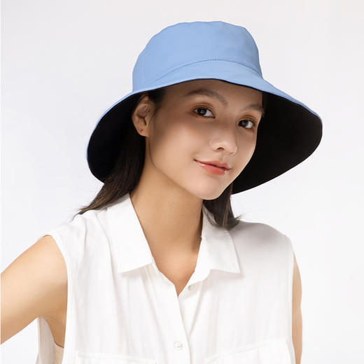 现货   韩国VVC双面渔夫帽女青春版遮阳防晒帽防紫外线出游海滩太阳帽（747） 商品图2