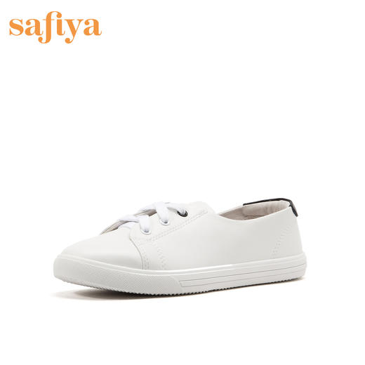 safiya索菲娅百搭燕尾拼色平底小白鞋2020商场同款SF01112011 商品图0