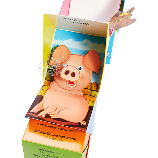 【中商原版】麦当劳农场 Roly Poly Pop-Up: Old Macdonald 学乐神奇翻转书 益智游戏书 立体书 单词启蒙 英文原版 3-6岁 美国学乐 商品图3