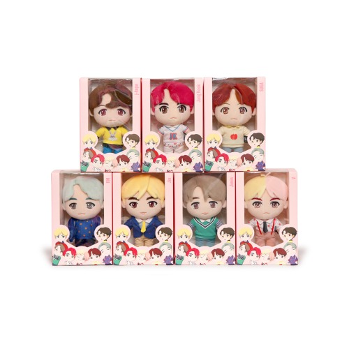BTS - CHARACTER PLUSH TOY 防弹少年团 毛绒人偶JPY带授权招加盟代理