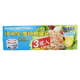 伊纳宝 金枪鱼罐头（3罐装）210g