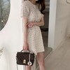 Round neck puff sleeve mini dress圆领蓬蓬袖迷你连衣裙JPY带授权招加盟代理 商品缩略图2