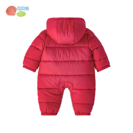 贝贝怡婴儿连体棉衣棉袄冬季新款保暖外套长袖加厚外出抱衣