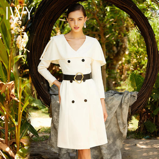 IWY/米白色连衣裙203062Q1 商品图1