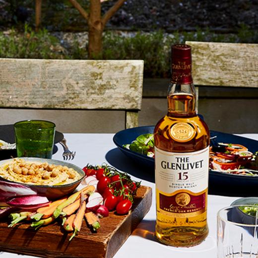 【glenlivet】格蘭威特15年700ml 蘇格蘭醇萃單一麥芽威士忌