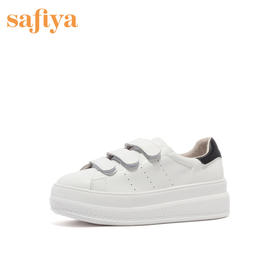 商场同款 | Safiya/索菲娅春季魔术贴休闲运动厚底小白鞋SF01112302