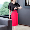 HT-BH-312-2813-2081优雅时尚气质显瘦假两件连衣裙 商品缩略图1