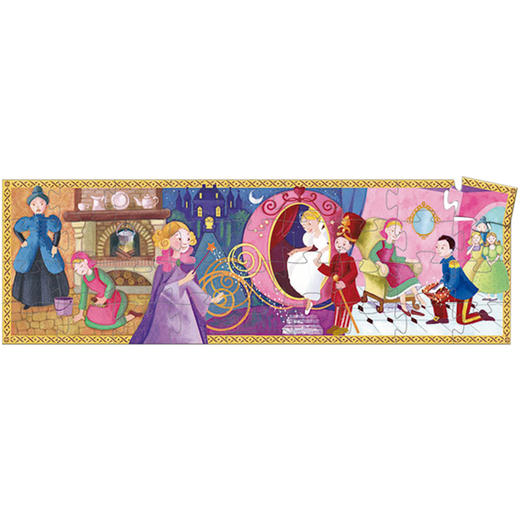 djeco灰姑娘儿童拼图女孩宝宝平面4-6岁益智小孩玩具36片童话故事 商品图4