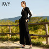 IWY/黑色长袖西装阔腿裤套装203010CP 商品缩略图3