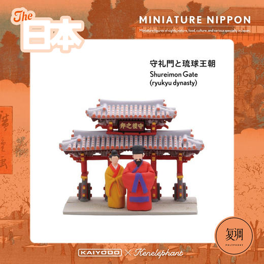 海洋堂 日本风俗特产盲盒 红色 Miniature Nippon 商品图2