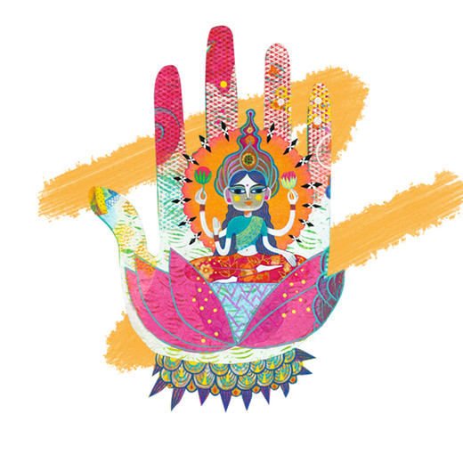 djeco进口儿童益智拼图1000片平面纸质高难度7-8-9-10魔幻印度 商品图2