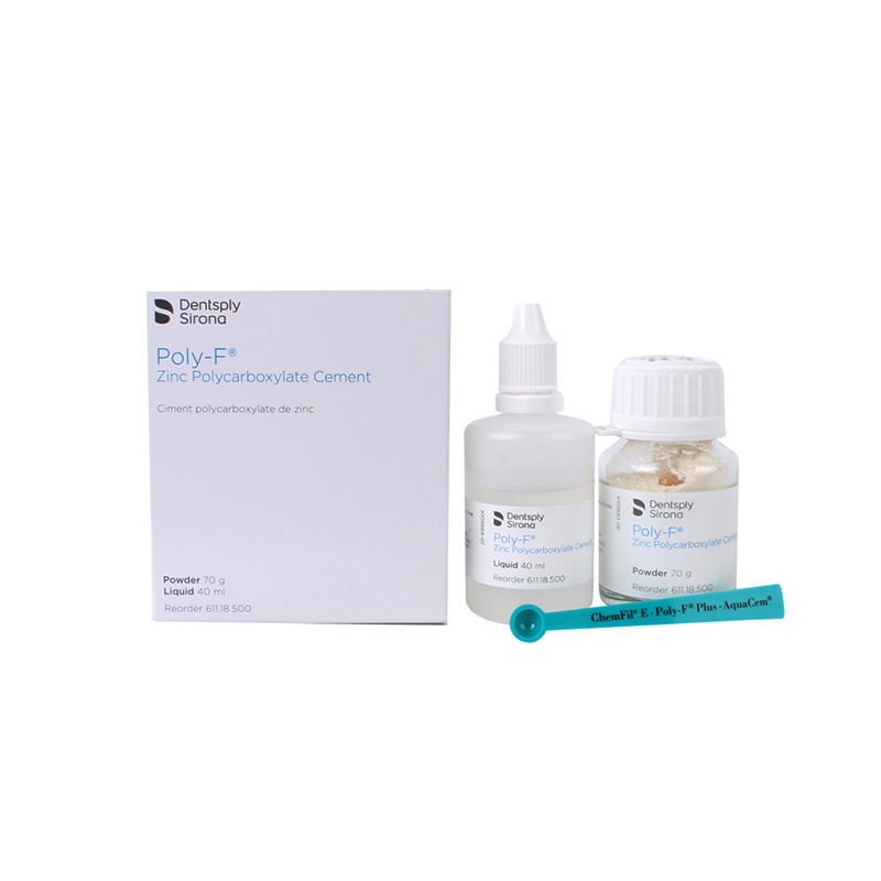 聚羧酸锌水门汀Poly-F -Zinc Polycarboxylate Cement（登士柏 聚羧酸锌水门汀 70g粉 + 40ml液）