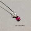 【每日特选】Pt900铂金红宝石钻石项链(预约看货) 商品缩略图4