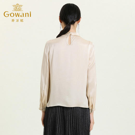 乔万尼上衣设计感小众早秋新品衬衫百搭长袖衬衣ES3C521 商品图3