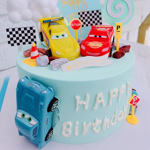 汽车动员——男孩生日蛋糕 商品图1
