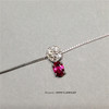 【每日特选】Pt900铂金红宝石钻石项链(预约看货) 商品缩略图5
