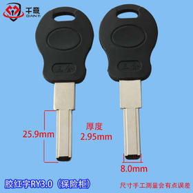 胶红字RY3.0（保险柜）