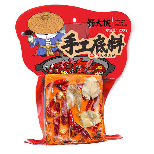 蜀大侠  手工牛油火锅底料  200g 商品图2