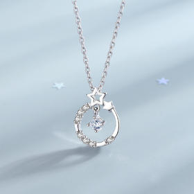 Winy925纯银幻星项链送女友闺蜜节日生日礼物