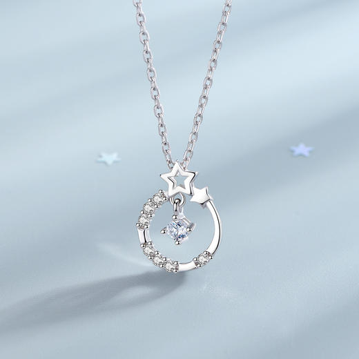 Winy925纯银幻星项链送女友闺蜜节日生日礼物 商品图0