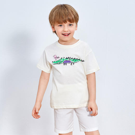 【特价清仓】龙之涵儿童时尚波点裙 全棉潮酷T恤男女孩同款 短裤裙 商品图4