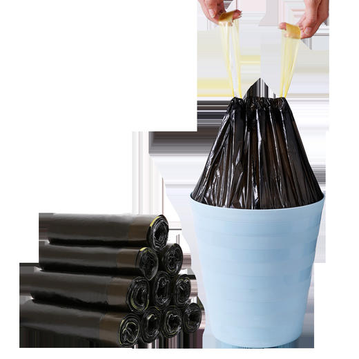 美丽雅免撕 穿绳 垃圾袋 18只 45*50cm 商品图1