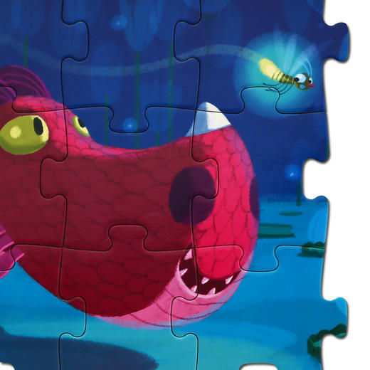 djeco儿童拼图24片2-3-4岁-爱德蒙奇妙的夏夜 商品图2