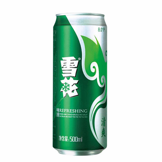 雪花啤酒8度清爽500ml12听