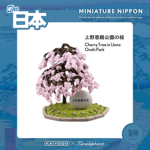 海洋堂 日本风俗特产盲盒 蓝色 Miniature Nippon 商品图7