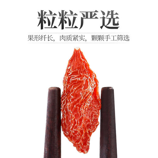 杞里香红枸杞子宁夏500g枸杞苟杞红构纪非特级茶旗舰店袋装 商品图3