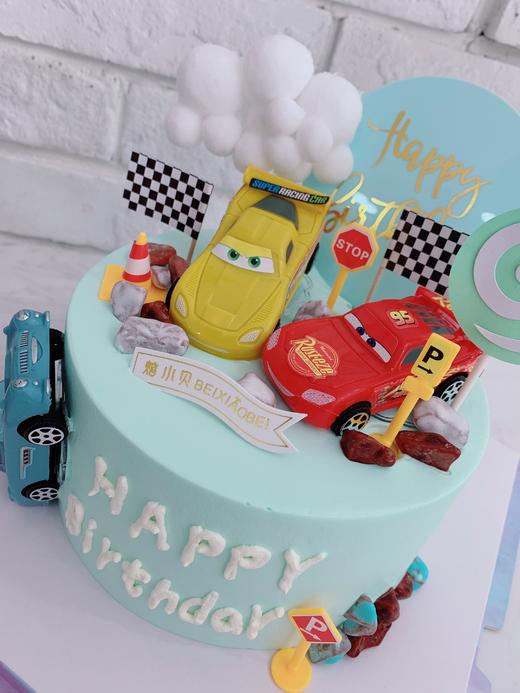 汽车动员——男孩生日蛋糕 商品图2