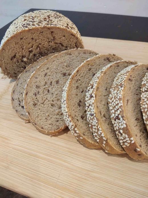 220亚麻籽黑麦面包500g 无油无糖无蛋无奶 周三周日发货 商品图1