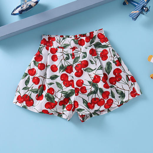 【特价清仓】龙之涵儿童时尚波点裙 全棉潮酷T恤男女孩同款 短裤裙 商品图8