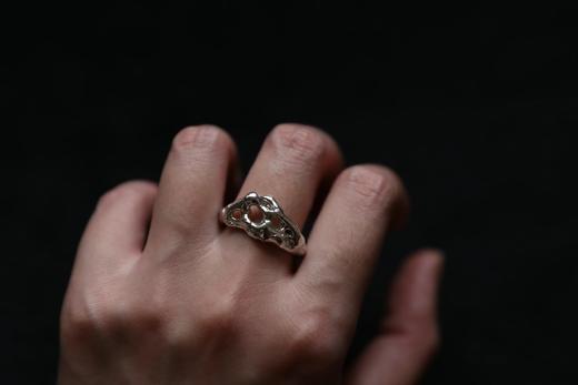 CHEZ BOQUE 印象系列原创手工925银戒指《耳语者》 商品图0