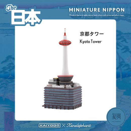 海洋堂 日本风俗特产盲盒 蓝色 Miniature Nippon 商品图2