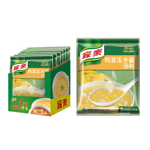 家乐 鸡茸玉米羹快熟汤 38g 商品图0