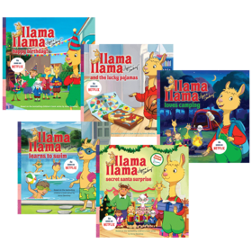 羊驼拉玛系列5册套装 英文原版 Llama Llama 英文版 儿童英语启蒙绘本 正版进口原版睡前晚安故事书