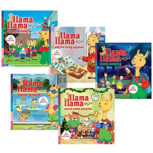 羊驼拉玛系列5册套装 英文原版 Llama Llama 英文版 儿童英语启蒙绘本 正版进口原版睡前晚安故事书 商品图0
