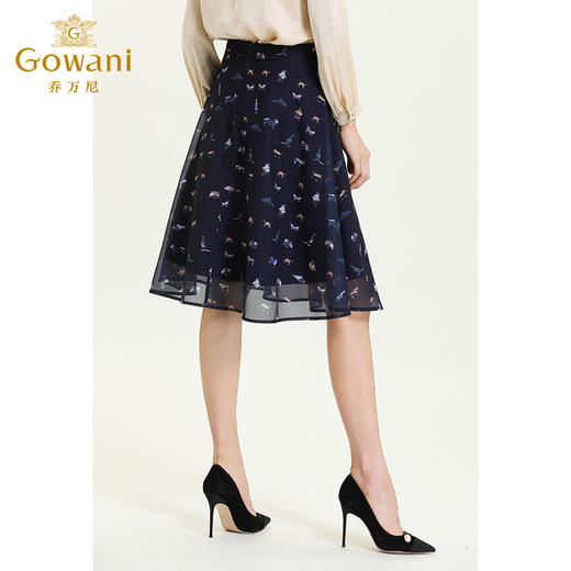 乔万尼半身裙秋季新品气质流行显瘦a字半裙中长款女ES3D542 商品图3