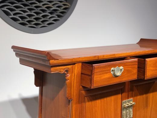 红桥红  家具严选  缅甸花梨（大果紫檀）  【126二联橱】 商品图4