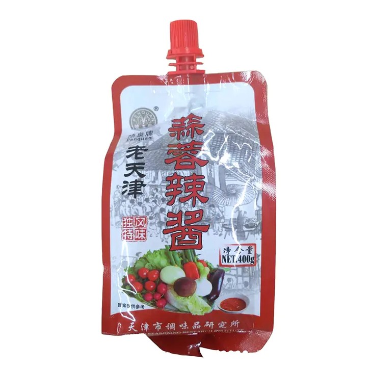 c喷泉牌老天津蒜蓉辣酱400g