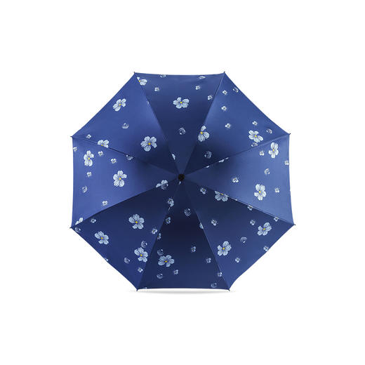 三才雨伞 SC3028 花色 折叠 晴雨两用 防晒黑胶伞 55cn*8k 商品图2