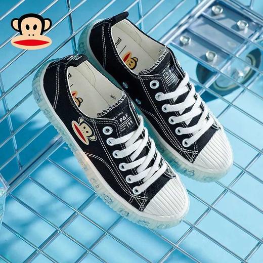 大嘴猴paulfrank休闲系带女款帆布鞋