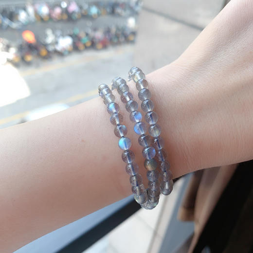 灰月光3圈手串 商品图2