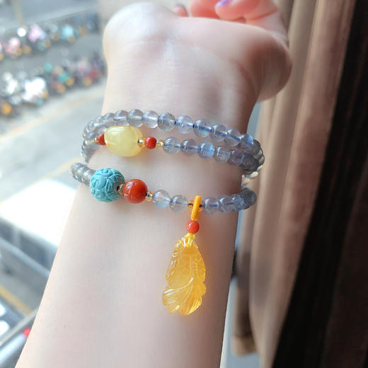 灰月光3圈手串 商品图3